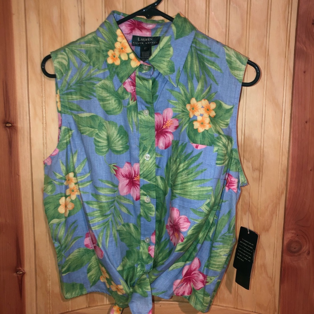 Ralph Lauren sleeveless blouse